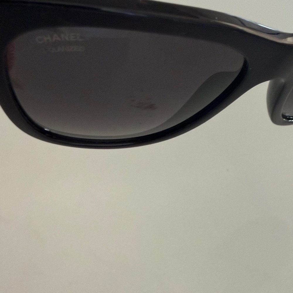 CHANEL CH5380 square women’s Black Sunglasses - Picture 7 of 9